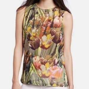 Ted Baker Auror Floral Printed Sleeveless Top